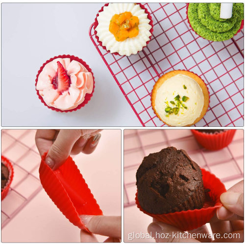 Cupcake Liners Silicone Baking Cupcake Liners 24PCS Factory
